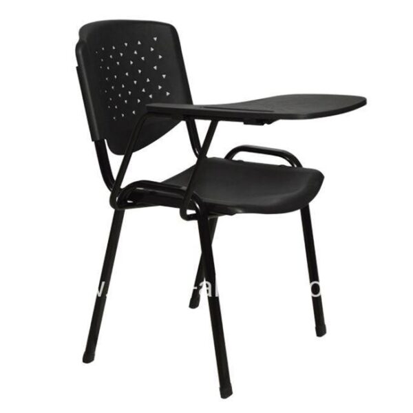 Conference chair with desk HM1038 Homemarkt Plastic Black 52x55x77 cm