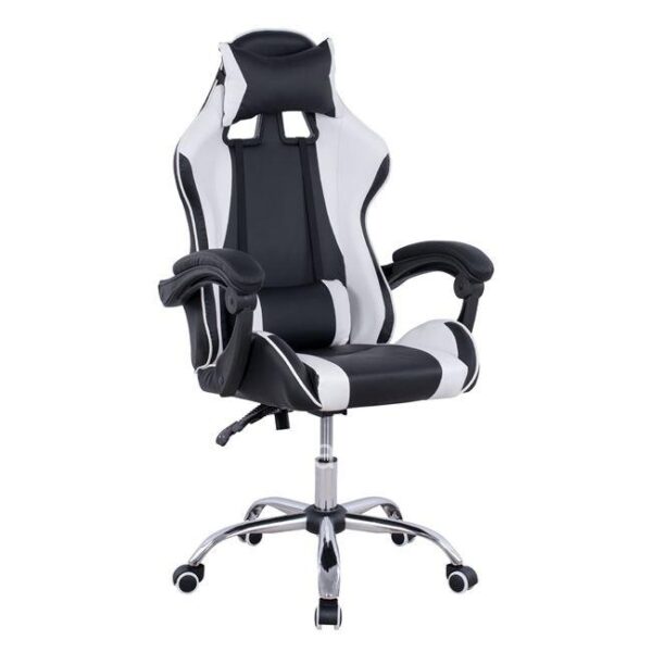 Office Chair Gaming HM1145.04 Black-White 65x63x124 cm