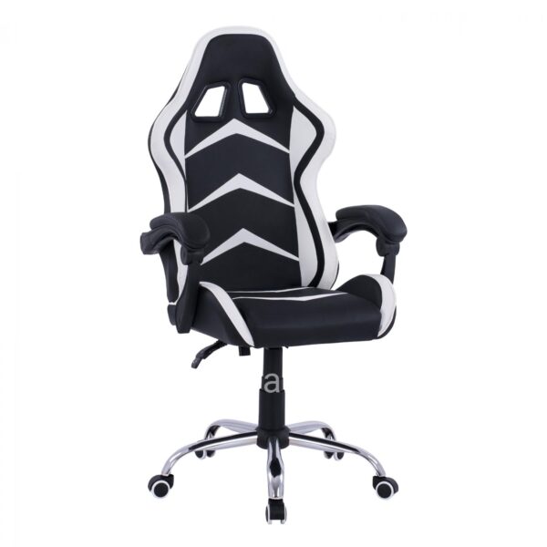 Gaming Armchair with reclining back HM1155.04 Black-White color