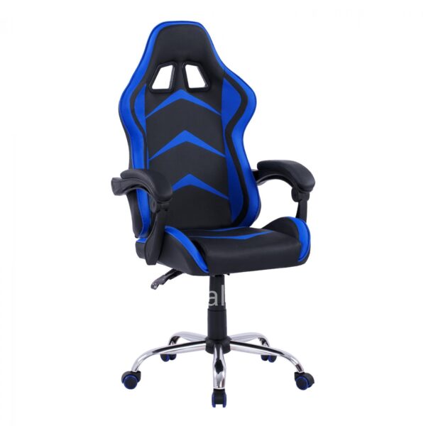 Gaming Armchair with reclining back HM1155.08 Black-Blue Color