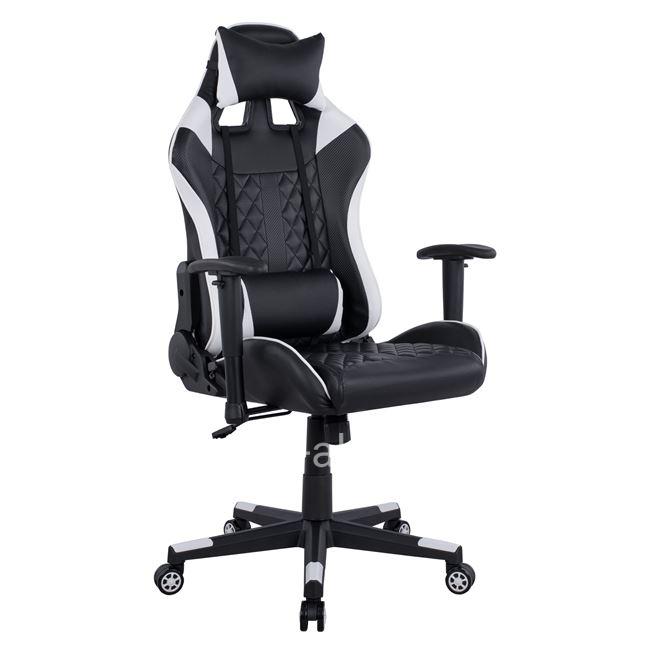 Office Chair Gaming HM1146.04 Color Black-White 68x69x130 cm