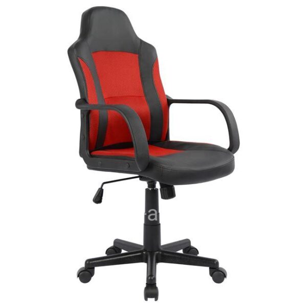 Office Gaming chair HM1065.07 Speed Black and Red PU 56x61x106 cm