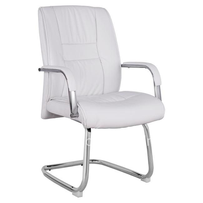 Conference chair HM1107.02 White color 58x72x98cm