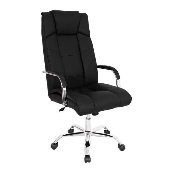 Office chair HM1117 with black PU 59x71x105 cm.