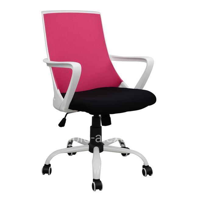 Office chair HM1053.05 Pink with mesh and metal base 58x59x103 cm