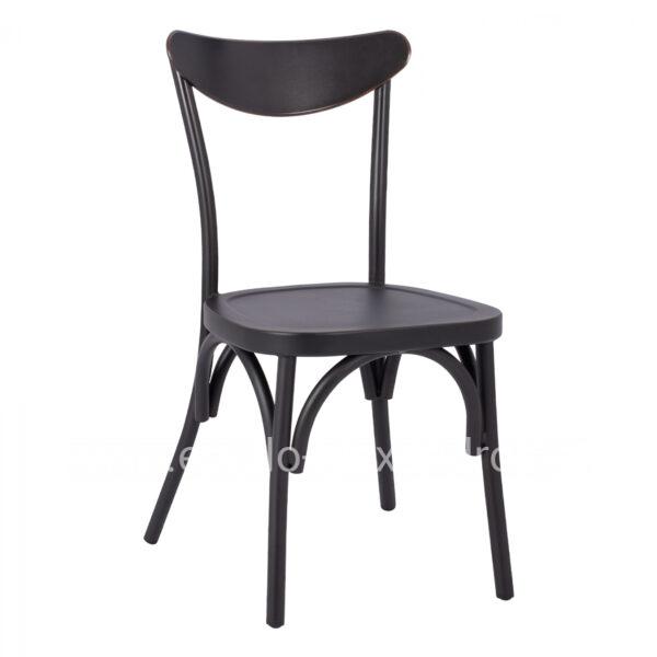 Aluminum chair Shirley Black Rusty HM5554.01 44x51x87cm