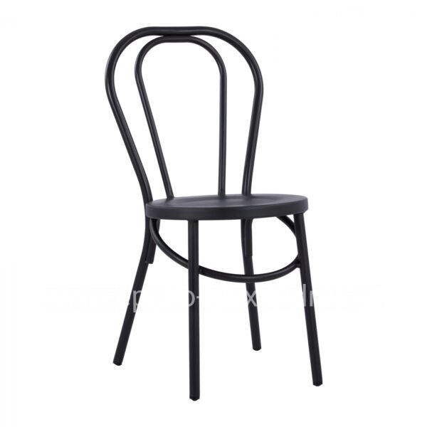 Aluminum chair Vienna Type Black Rusty HM5557.01 42x52x88