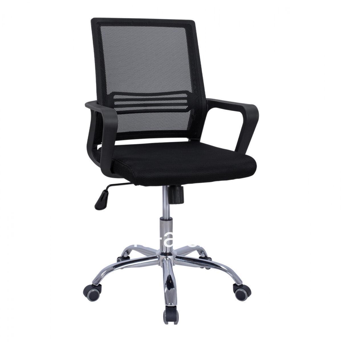 Office chair HM1148.01 in black color 60x57x104cm