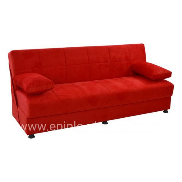 Sofa/Bed 3 seater Ege 1208 Red HM3067.04 192x74x82 cm