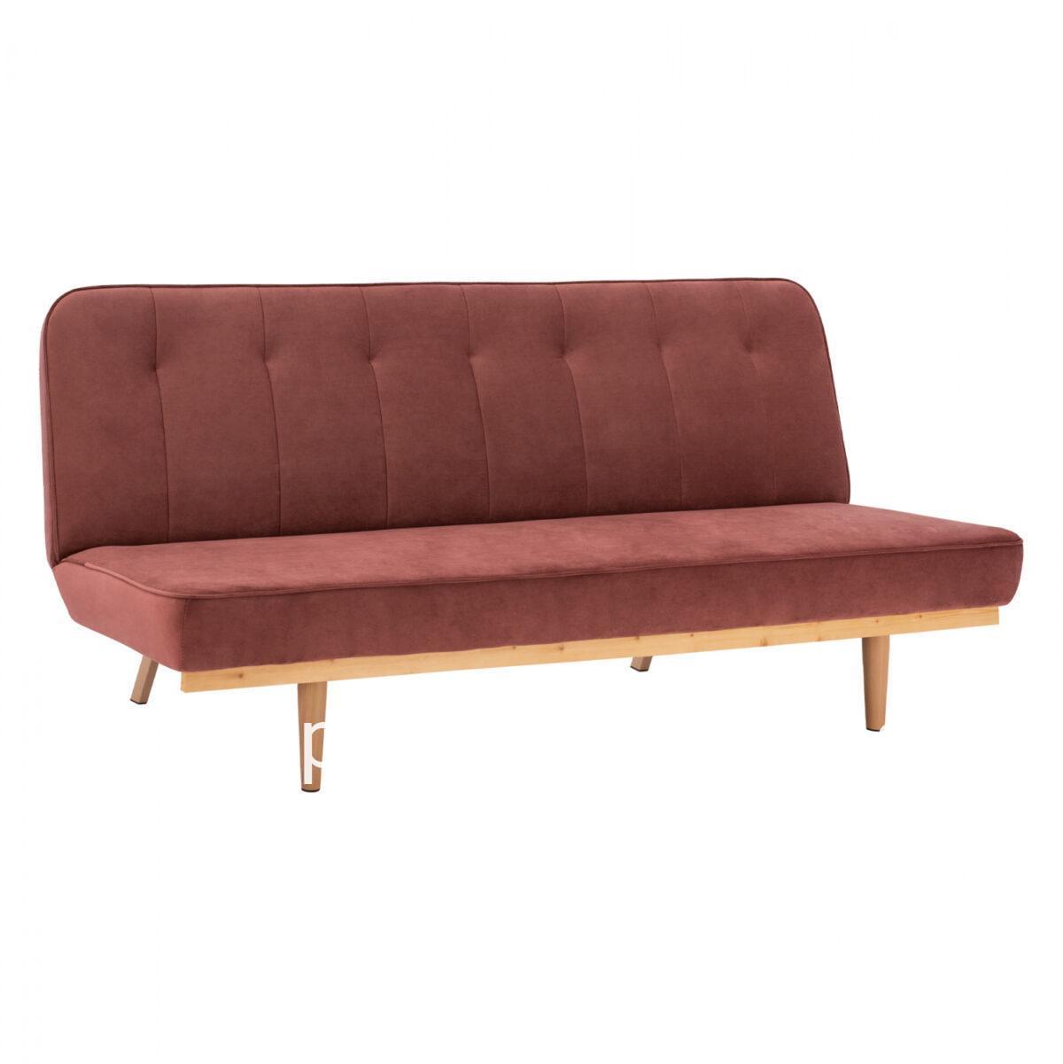 Sofa Bed 3seater from velvet rotten apple HM3168.02 193x85x88cm