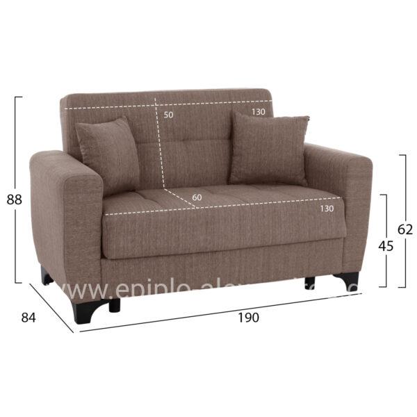 2-SEATER SOFA-BED
