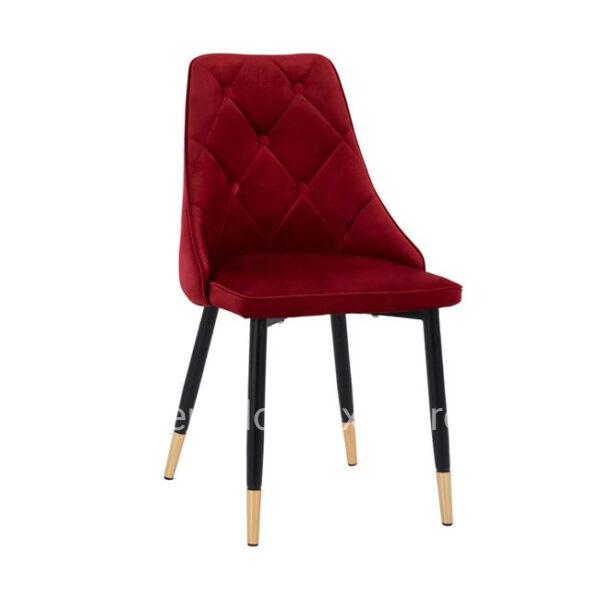 Chair Fannie HM8701.06 Velvet Burgundia Red 49x53x88