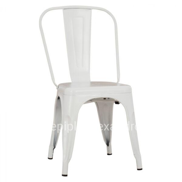 Metallic chair Melita in black matte 45x47x85cm HM8641.21