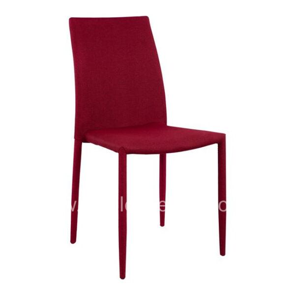 Chair Teta HM0065.04 with fabric bordeaux color 44X54