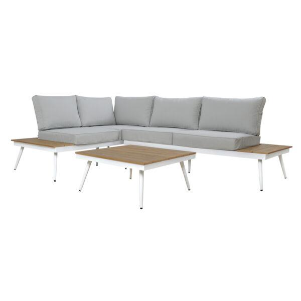Corner Sofa Aluminum with Table for outdoor spaces HM5126.11