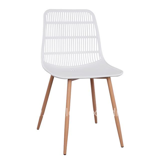 Polypropylene chair Giosseta with metallic legs HM8513.01 46x51x84 cm