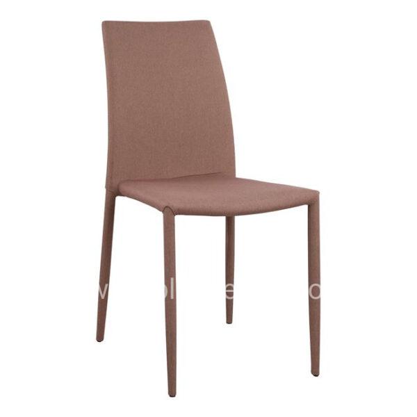 Chair Teta HM0065.03 with fabric brown color 44x54