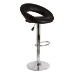 Bar Stool Rea  with gas lift and black PU