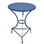 Table Blue color '60cm Traditional Metallic