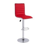 Bar Stool Nexus with gas lift & red PU  40x47.5x115cm