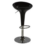 Bar Stool Daisy  Gas Lift in black color  44x38x78cm