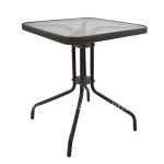 Table Figo metallic Brown 60x60x72 cm