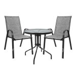 Set Dining Table 3 pieces with 2 chairs & Table HM5181.01
