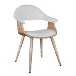Conference armchair Superior Pro  sonama/white color