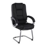 Visitor's chair with Black PU  63x67x112 cm