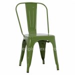 DINING CHAIR MELITA  METAL IN LIGHT OLIVE GREEN COLOR 43x50x82Hcm.