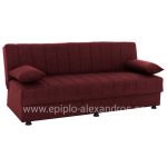 ANDRI , SOFA-BED, 3 SEATER, RED FABRIC