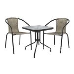Set Dining Table 3 pieces with 2 chairs & table HM5179.01