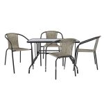 Set Dining Table 5 pieces with chairs & Table HM5189.02