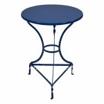 TRADITIONAL METALLIC TABLE IN BLUE