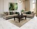 Thematic picture for couches for small living rooms. Lilium living room. Living room couches in grey-beige colour.