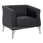ΠΟΛΥΘΡΟΝΑ KIANA HM3122.11 ΜΕ ΜΑΥΡΟ PU 80x75x71 εκ.