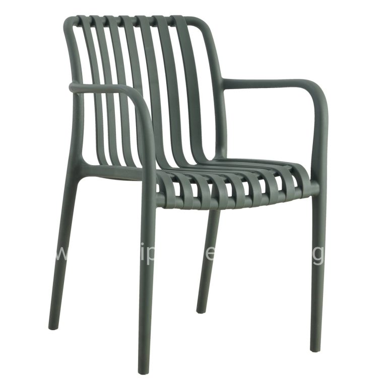 ΠΟΛΥΘΡΟΝΑ ΠΟΛΥΠΡΟΠΥΛΕΝΙΟΥ TIPPY HM5940.07 DARK OLIVE 55x55x81Υεκ.
