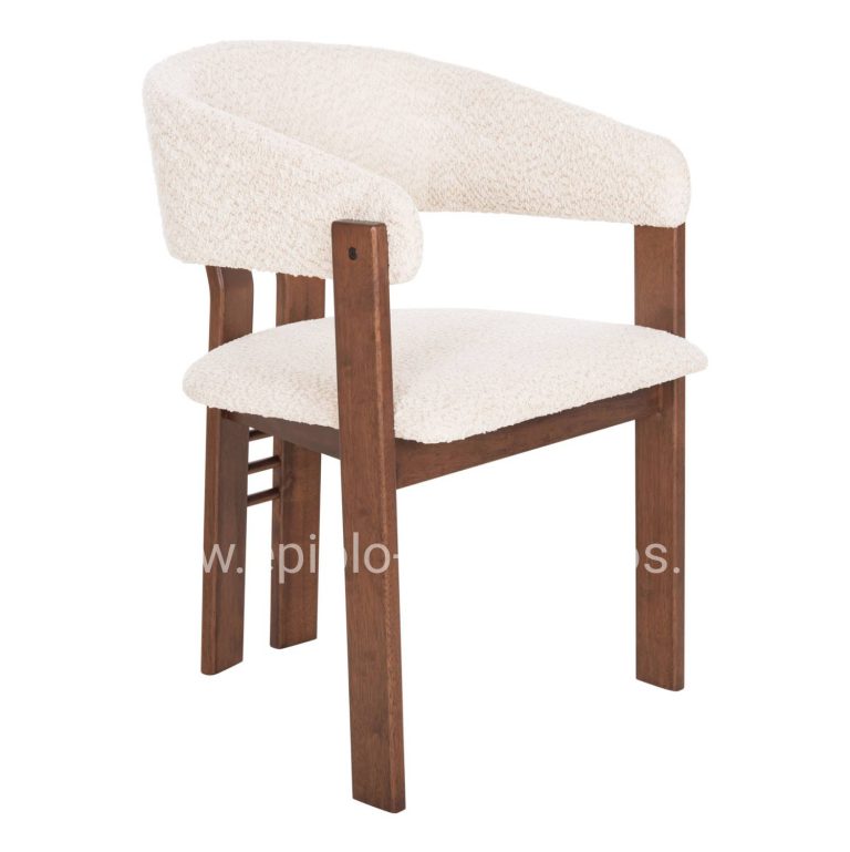 ΚΑΡΕΚΛΑ ZARRA HM9970.03 RUBBERWOOD ΣΕ ΚΑΡΥΔΙ-ΕΚΡΟΥ ΜΠΟΥΚΛΕ ΥΦΑΣΜΑ 55