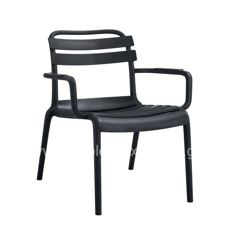 ΠΟΛΥΘΡΟΝΑ ΠΟΛΥΠΡΟΠΥΛΕΝΙΟΥ KORVER HM6333.02 ΜΑΥΡΗ 48x67x75Υεκ.